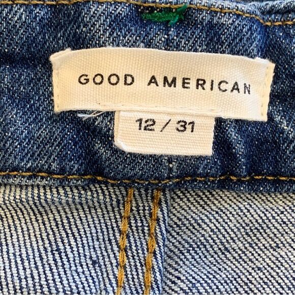 Good American Good Classic Straight Leg Jeans Size 12/31 - Picture 5 of 9